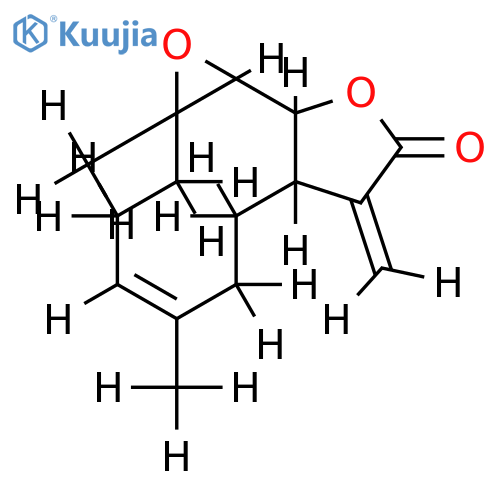 (1S,2S,4R,7E,11S)-4,8-dimethyl-12-methylidene-3,14-dioxatricyclo9.3.0.0,2,4tetradec-7-en-13-one structure