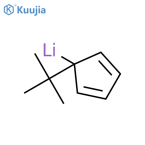 Lithium,[1-(1,1-dimethylethyl)-2,4-cyclopentadien-1-yl]- structure