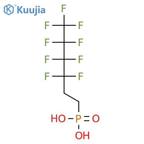 Phosphonic acid, (3,3,4,4,5,5,6,6,6-nonafluorohexyl)- structure