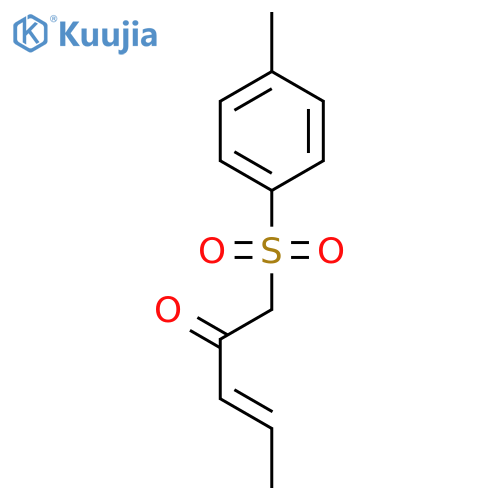 3-Penten-2-one, 1-[(4-methylphenyl)sulfonyl]-, (3E)- structure