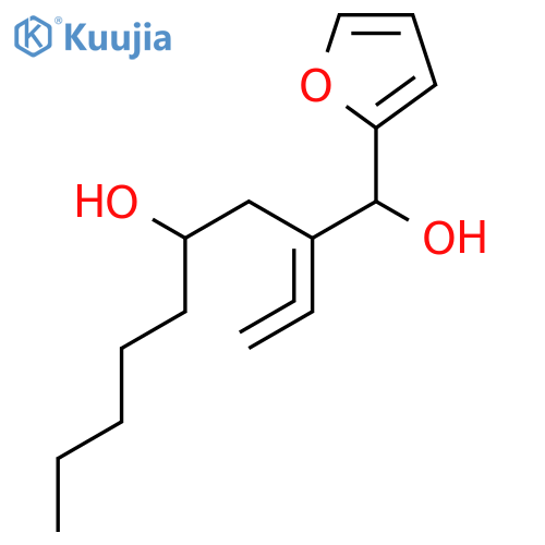 1,4-NONANEDIOL, 2-ETHENYLIDENE-1-(2-FURANYL)- structure