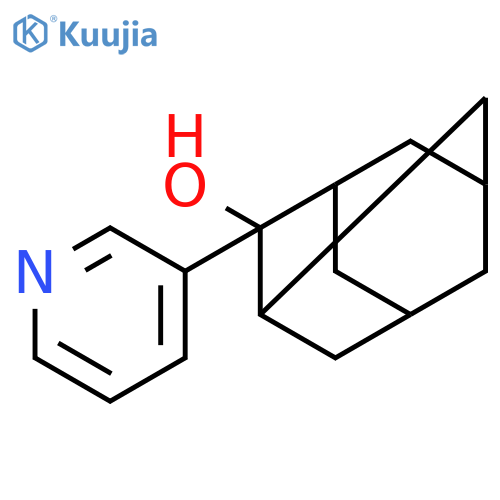 Tricyclo[3.3.1.13,7]decan-2-ol, 2-(3-pyridinyl)- structure