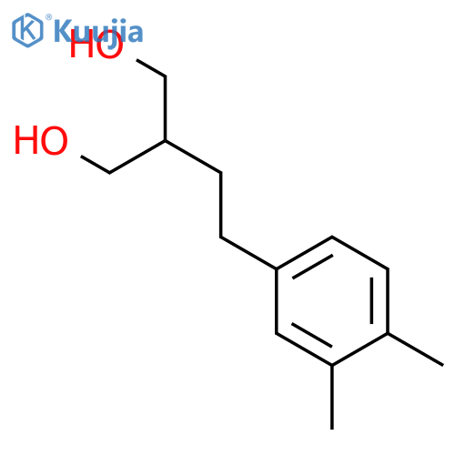 1,3-Propanediol, 2-[2-(3,4-dimethylphenyl)ethyl]- structure