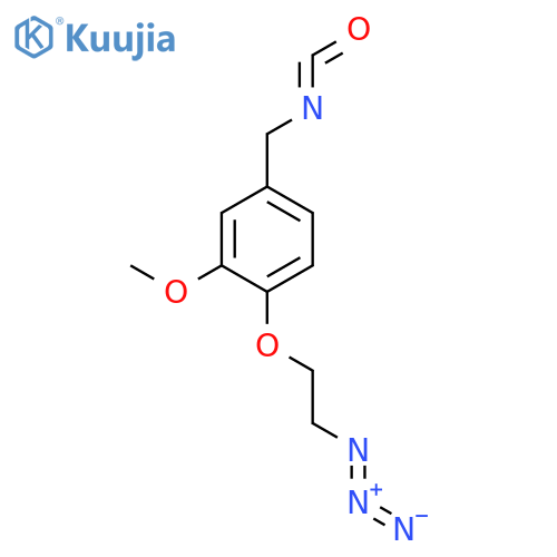 Benzene, 1-(2-azidoethoxy)-4-(isocyanatomethyl)-2-methoxy- structure