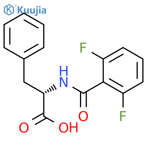 L-PHENYLALANINE, N-(2,6-DIFLUOROBENZOYL)- structure
