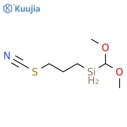 THIOCYANIC ACID, 3-(DIMETHOXYMETHYLSILYL)PROPYL ESTER structure