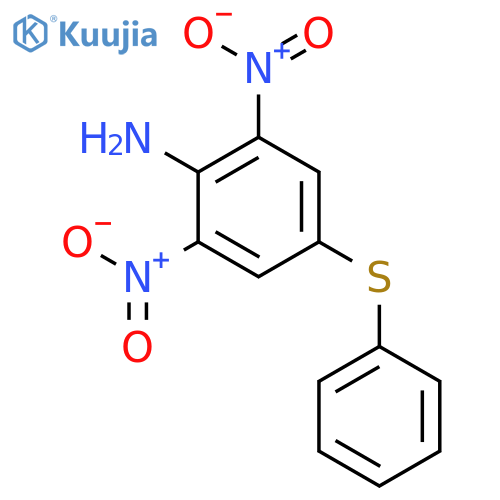 BENZENAMINE, 2,6-DINITRO-4-(PHENYLTHIO)- structure