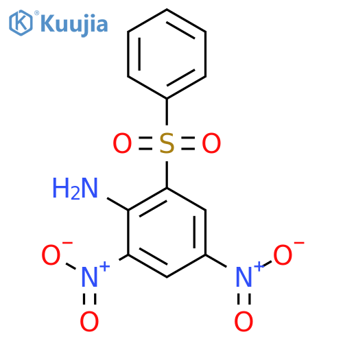 BENZENAMINE, 2,4-DINITRO-6-(PHENYLSULFONYL)- structure