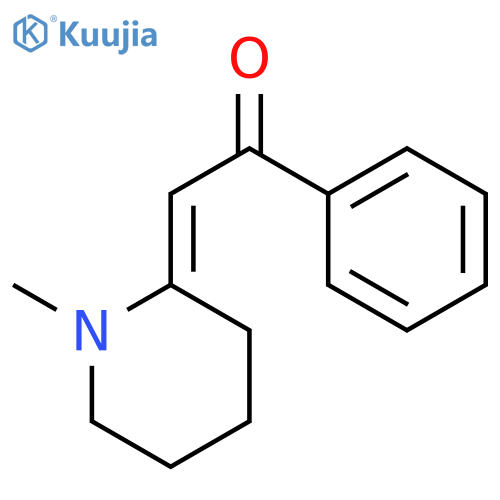 Ethanone, 2-(1-methyl-2-piperidinylidene)-1-phenyl- structure