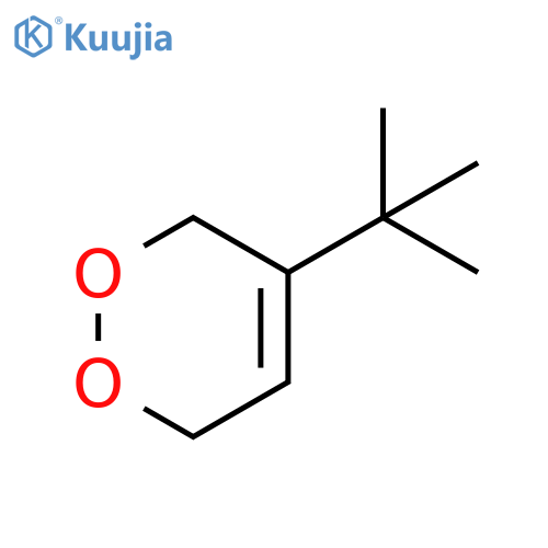 1,2-Dioxin, 4-(1,1-dimethylethyl)-3,6-dihydro- structure