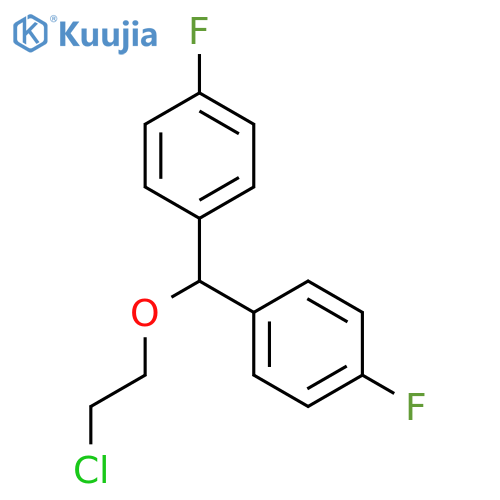Benzene, 1,1'-[(2-chloroethoxy)methylene]bis[4-fluoro- structure