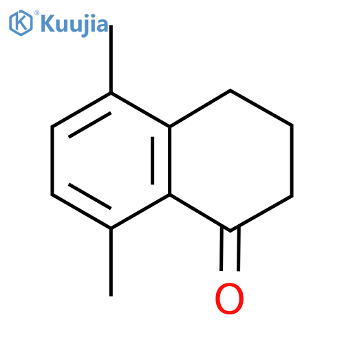 5,8-dimethyl-1,2,3,4-tetrahydronaphthalen-1-one structure