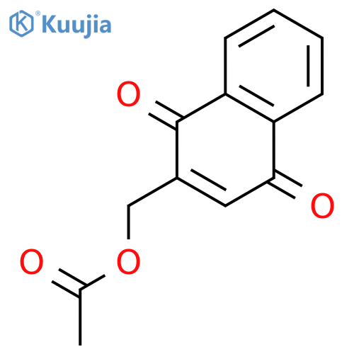 1,4-Naphthalenedione, 2-[(acetyloxy)methyl]- structure