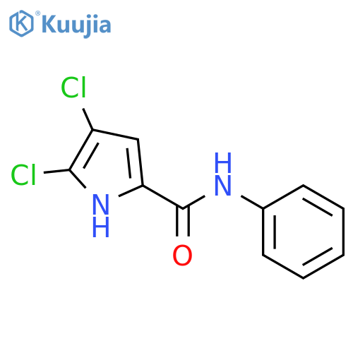 1H-PYRROLE-2-CARBOXAMIDE, 4,5-DICHLORO-N-PHENYL- structure