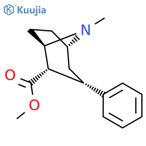 1R-(exo,exo)-8-Methyl-3-phenyl-8-azabicyclo3.2.1octane-2-carboxylic Acid Methyl Ester structure