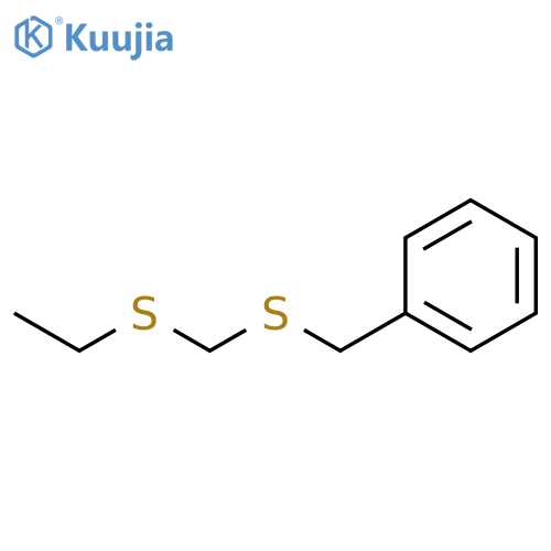 Benzene, [[[(ethylthio)methyl]thio]methyl]- structure