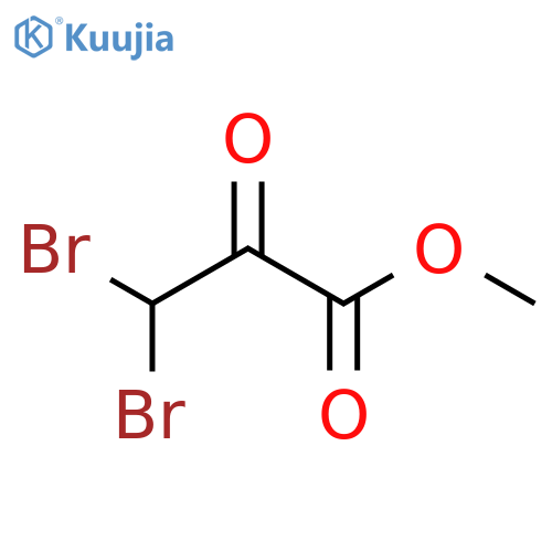 Propanoic acid, 3,3-dibromo-2-oxo-, methyl ester structure