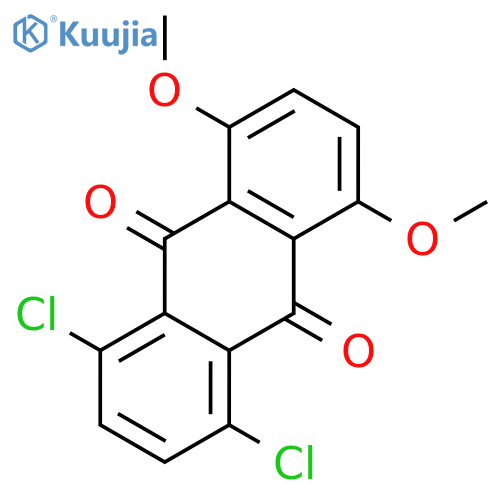 9,10-Anthracenedione, 1,4-dichloro-5,8-dimethoxy- structure