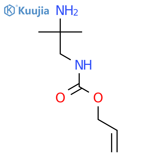 Carbamic acid, (2-amino-2-methylpropyl)-, 2-propenyl ester structure