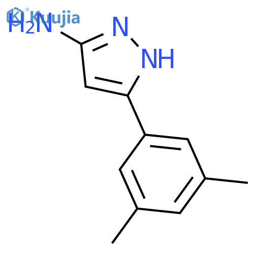3-(3,5-dimethylphenyl)-1H-pyrazol-5-amine structure