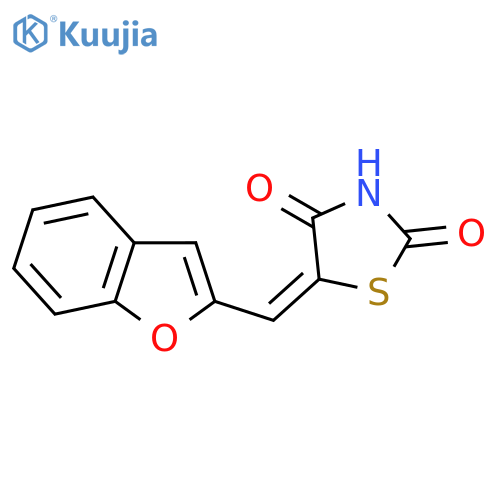 2,4-Thiazolidinedione, 5-(2-benzofuranylmethylene)- structure