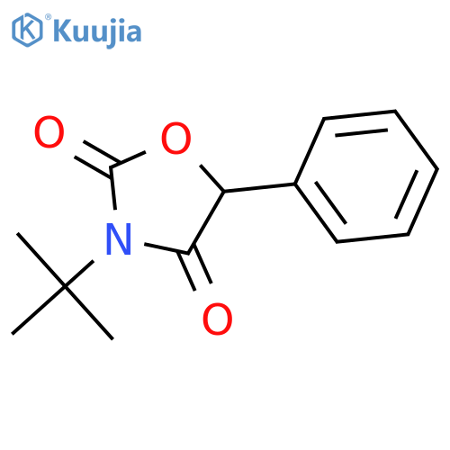 2,4-Oxazolidinedione, 3-(1,1-dimethylethyl)-5-phenyl- structure