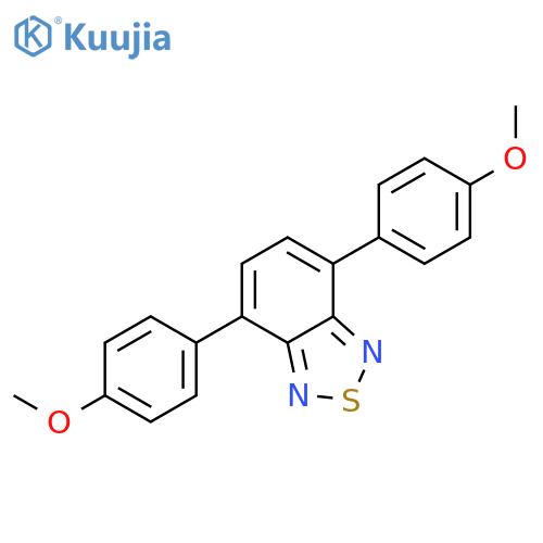 2,1,3-Benzothiadiazole, 4,7-bis(4-methoxyphenyl)- structure