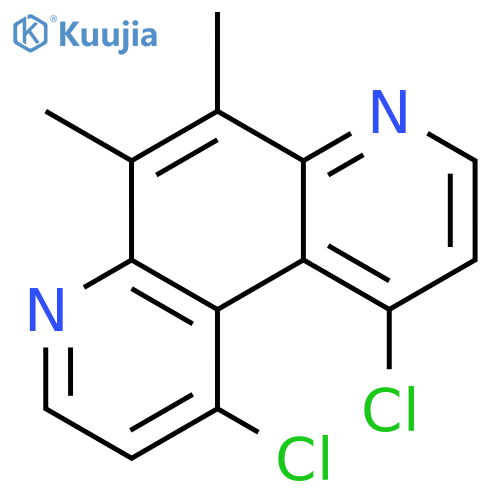 4,7-PHENANTHROLINE, 1,10-DICHLORO-5,6-DIMETHYL- structure