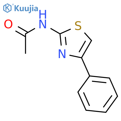 N-(4-phenyl-1,3-thiazol-2-yl)acetamide structure