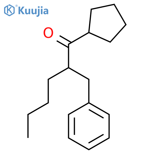 1-Hexanone, 1-cyclopentyl-2-(phenylmethyl)- structure