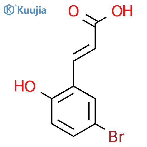 5-Bromo-2-hydroxycinnamic acid structure
