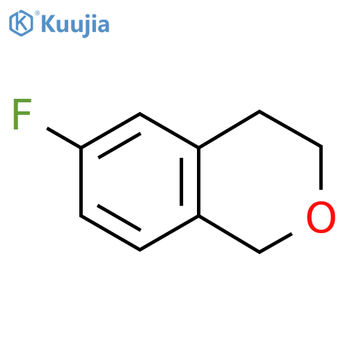 1H-2-Benzopyran, 6-fluoro-3,4-dihydro- structure