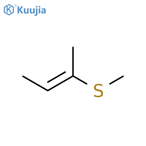 2-BUTENE, 2-(METHYLTHIO)-, (E)- structure