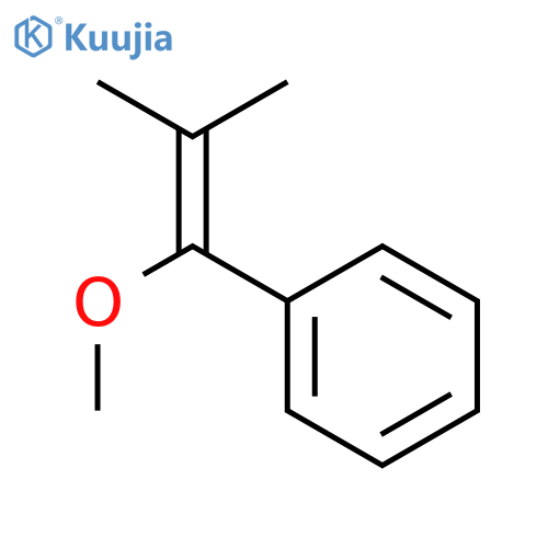 Benzene, (1-methoxy-2-methyl-1-propenyl)- structure