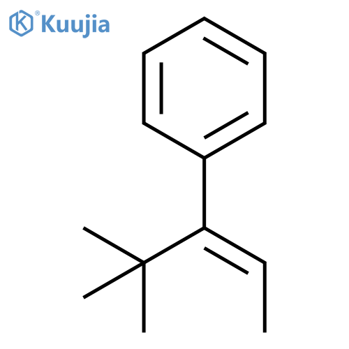 Benzene, [1-(1,1-dimethylethyl)-1-propenyl]-, (E)- structure