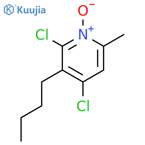 PYRIDINE, 3-BUTYL-2,4-DICHLORO-6-METHYL-, 1-OXIDE structure