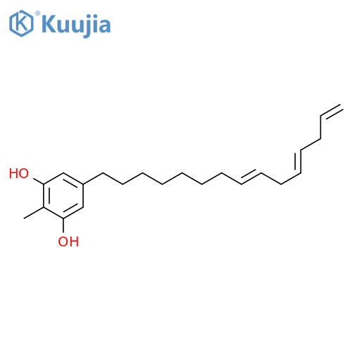(Z,Z)-2-Methyl-5-(8,11,14-pentadecatrienyl)-1,3-benzenediol structure