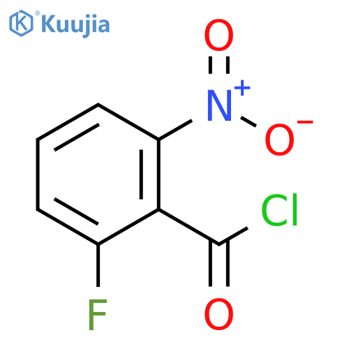 2-Fluoro-6-nitrobenzoyl chloride structure