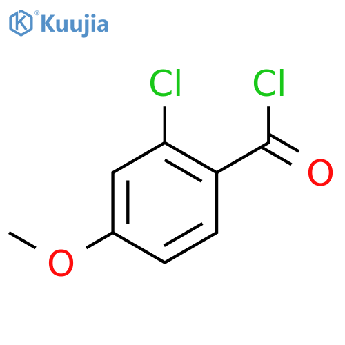 2-chloro-4-methoxybenzoyl chloride structure