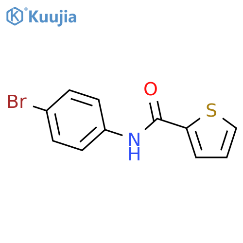 2-Thiophenecarboxamide, N-(4-bromophenyl)- structure