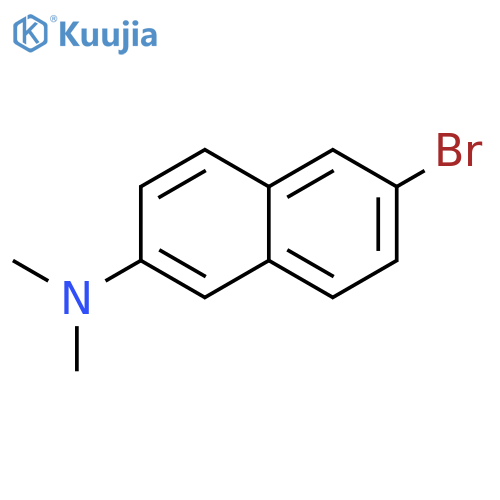 6-Bromo-N,N-dimethylnaphthalen-2-amine structure