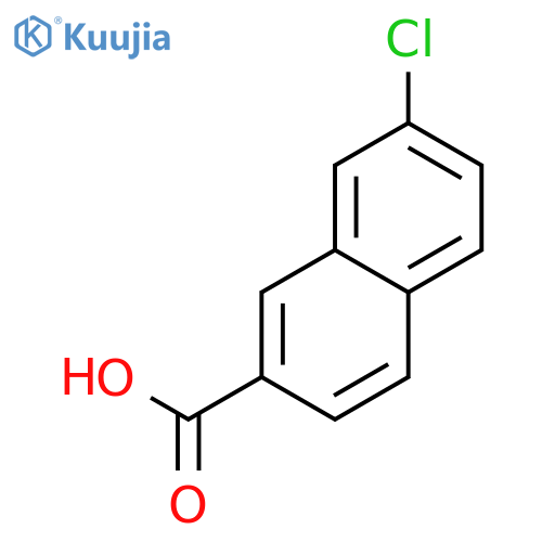 7-chloronaphthalene-2-carboxylic acid structure
