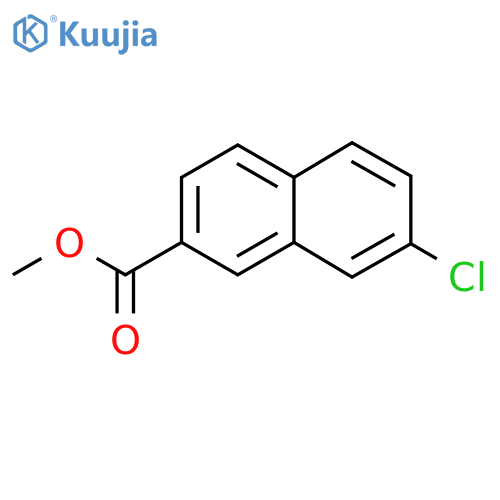 Methyl 7-chloronaphthalene-2-carboxylate structure