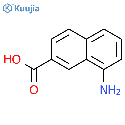 8-aminonaphthalene-2-carboxylic acid structure