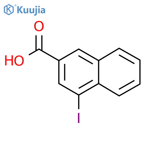 4-Iodonaphthalene-2-carboxylic acid structure