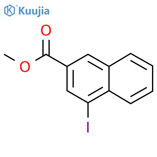 Methyl 4-iodonaphthalene-2-carboxylate structure