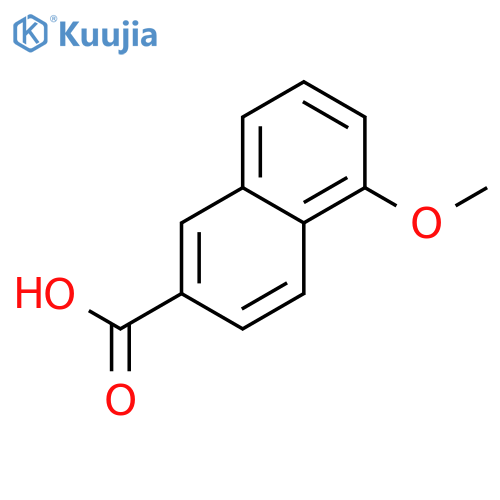 2-NAPHTHALENECARBOXYLIC ACID, 5-METHOXY- structure