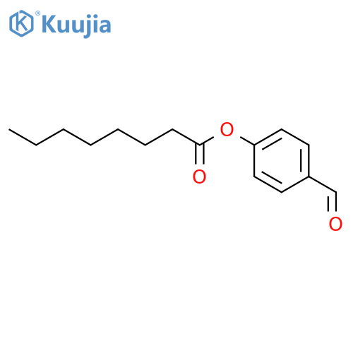 Octanoic acid,4-formylphenyl ester structure