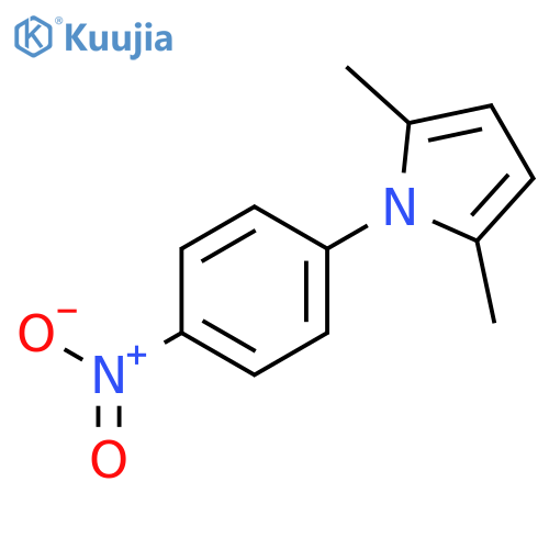 2,5-Dimethyl-1-(4-nitrophenyl)pyrrole structure