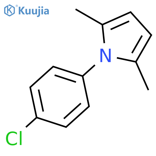 1-(4-Chlorophenyl)-2,5-dimethylpyrrole structure